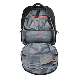 Plecak na  notebook 17", Assailant, czarny z nylon, Bestlife
