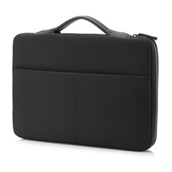 Opakowanie na  notebook 14", ENVY Urban, czarne z powłoka wodoodporna, ze skórzaną rączką, HP