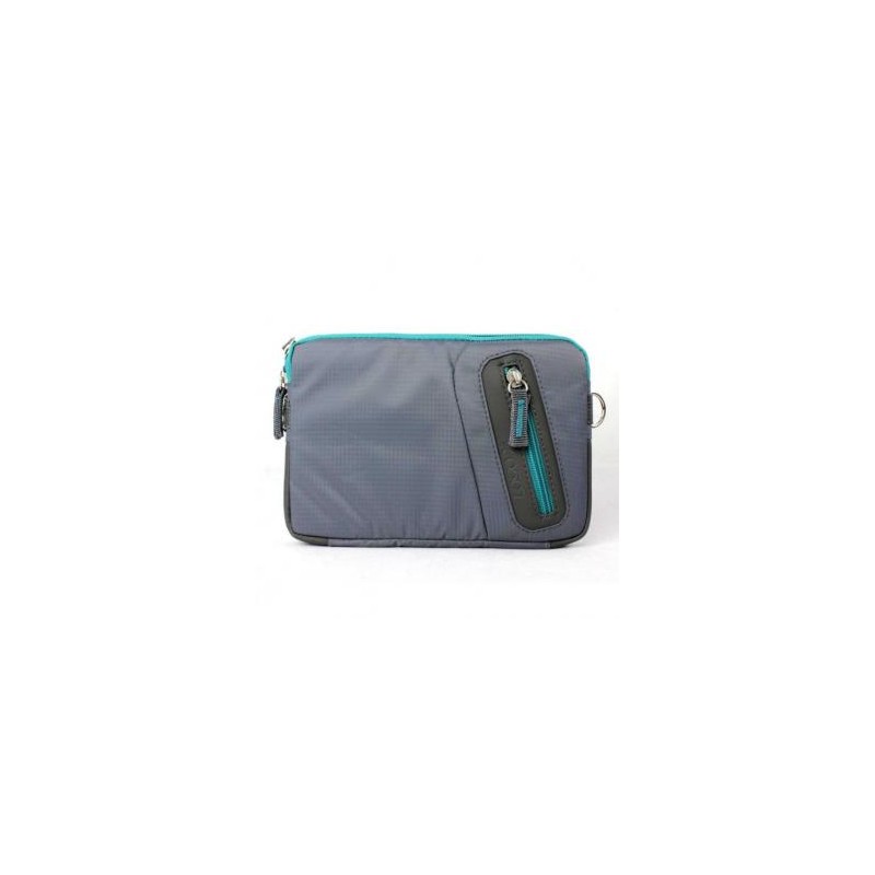 Torba na tablet 7", Fashionable, szara z poliester, Logo
