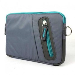 Torba na tablet 7", Fashionable, szara z poliester, Logo