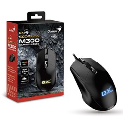 Genius GX Gaming Scorpion M300 Mysz przewodowa, czarna, 2400DPI