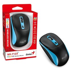 Genius NX-7123 Mysz bezprzewodowa, czarno-niebieski, 1200DPI