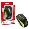 Genius NX-7123 Mysz bezprzewodowa, czarno-zielona, 1200DPI