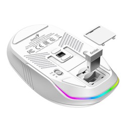Genius GX GAMING Scorpion M8250 AI Mysz bezprzewodowa, biała, 3200DPI