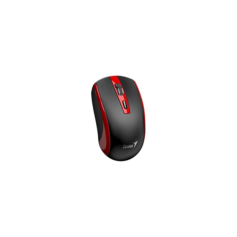 Genius ECO-8150 Mysz bezprzewodowa, czarno-czerwona, 1200DPI