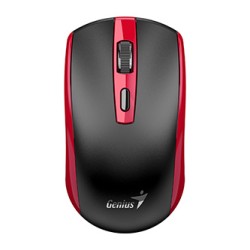 Genius ECO-8150 Mysz bezprzewodowa, czarno-czerwona, 1200DPI