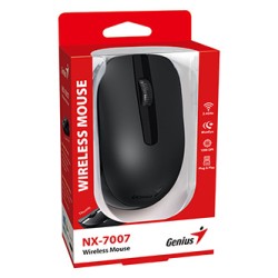 Genius NX-7007 Mysz bezprzewodowa, czarna, 1200DPI