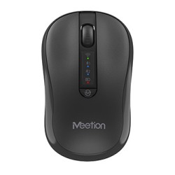 Meetion BTM185 Mysz bezprzewodowa, czarna, 3200DPI