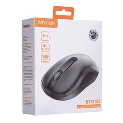 Meetion BTM185 Mysz bezprzewodowa, czarna, 3200DPI