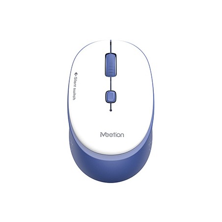Meetion R571 Mysz bezprzewodowa, biało-niebieska, 1600DPI
