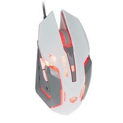 Meetion M915 Mysz przewodowa, biała, 2400DPI