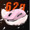 Meetion GW24 Mysz różowa, 8000DPI, Tri-Mode