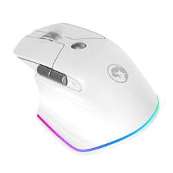 Marvo G803 Mysz bezprzewodowa, biała, 4000DPI