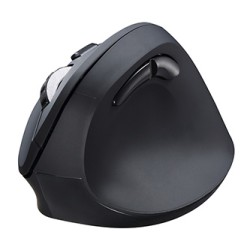 Powerton ERGO SHARK Mysz bezprzewodowa, czarna, 1600DPI