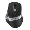 Powerton LIFE FLIXO Mysz bezprzewodowa, czarno-srebrna, 1600DPI