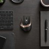 Powerton LIFE FLIXO Mysz bezprzewodowa, czarno-złota, 1600DPI