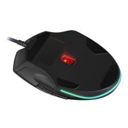 Defender Wolverine GM-700L RGB Mysz przewodowa, czarna, 12800DPI