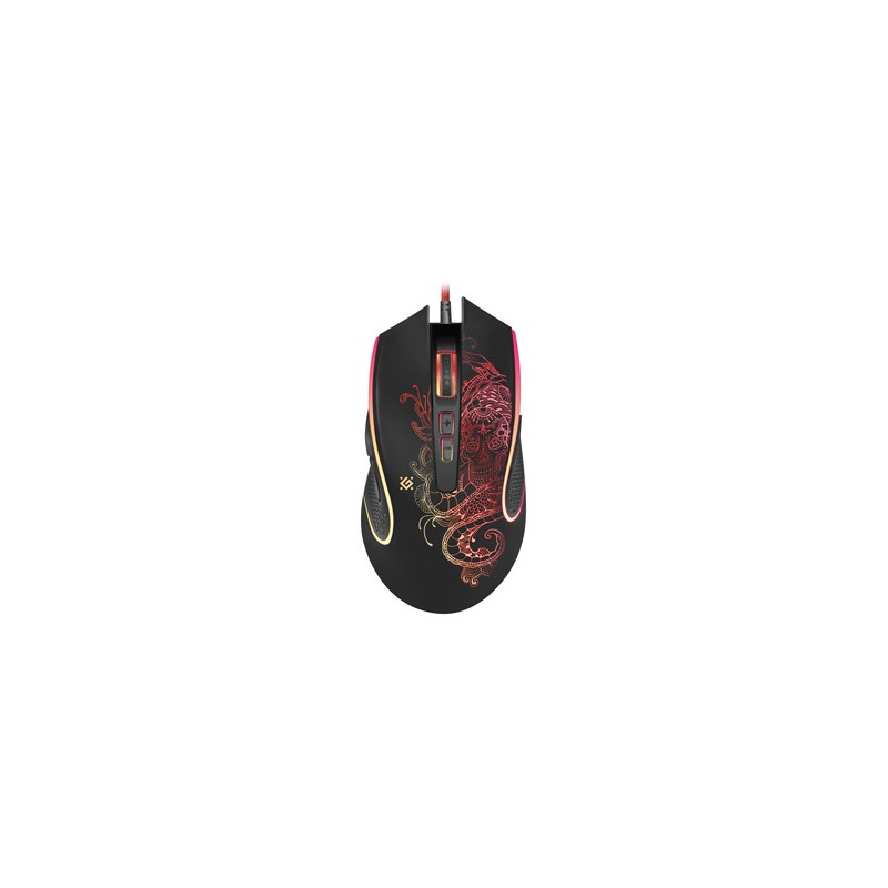 Defender Venom GM-640L Mysz przewodowa, czarna, 7200DPI