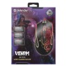 Defender Venom GM-640L Mysz przewodowa, czarna, 7200DPI
