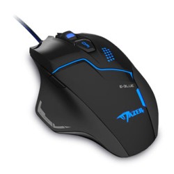E-blue Mazer V2 Mysz przewodowa, czarna, 2500DPI