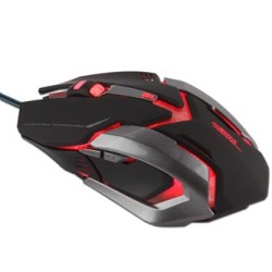 E-blue Auroza Gaming Mysz przewodowa, czarna, 4000DPI