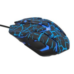 E-blue Auroza Gaming Mysz przewodowa USB, czarna, 4000DPI, e-box