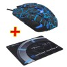 E-blue Auroza Gaming Mysz przewodowa USB, czarna, 4000DPI