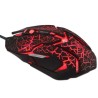 E-blue Auroza Gaming Mysz przewodowa USB, czarna, 4000DPI