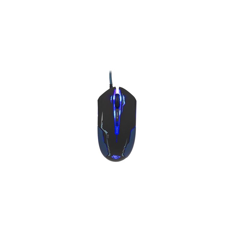 E-blue Auroza Mysz przewodowa, czarna, 3500DPI