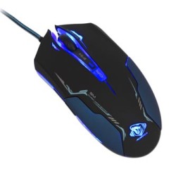 E-blue Auroza Mysz przewodowa, czarna, 3500DPI