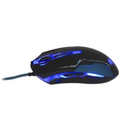 E-blue Auroza Mysz przewodowa, czarna, 3500DPI