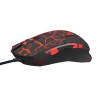 E-blue Mazer Pro Mysz przewodowa, czarno-czerwona, 2500DPI
