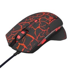 E-blue Mazer Pro Mysz przewodowa, czarno-czerwona, 2500DPI