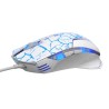 E-blue Mazer Pro Mysz przewodowa, biało-niebieska, 2500DPI, e-box