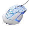 E-blue Mazer Pro Mysz przewodowa, biało-niebieska, 2500DPI, e-box
