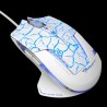 E-blue Mazer Pro Mysz przewodowa, biało-niebieska, 2500DPI, e-box