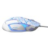 E-blue Mazer Pro Mysz przewodowa, biało-niebieska, 2500DPI