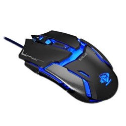 E-blue Auroza Type IM Mysz przewodowa, czarna, 4000DPI