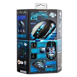 E-blue Auroza Type IM Mysz przewodowa, czarna, 4000DPI