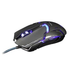 E-blue Auroza Type IM Mysz przewodowa USB, czarna, 4000DPI
