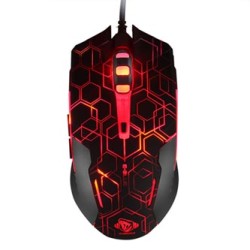 E-blue Auroza EMS636 Hexagon Mysz przewodowa, czarna, 2500DPI