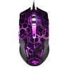 E-blue Auroza EMS636 Hexagon Mysz przewodowa, czarna, 2500DPI