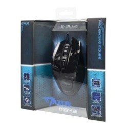 E-blue Mazer Mysz przewodowa, czarna, 2500DPI