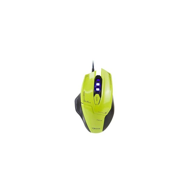 E-blue Mazer Mysz przewodowa, zielona, 2500DPI, EOL
