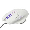 E-blue Mazer Mysz przewodowa, biała, 2500DPI