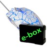 E-blue Cobra Mysz przewodowa, biało-niebieska, 2500DPI, e-box