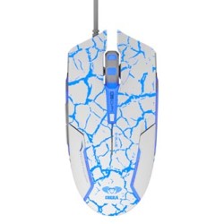 E-blue Cobra Mysz przewodowa, biało-niebieska, 2500DPI, e-box