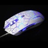 E-blue Cobra Mysz przewodowa, biało-niebieska, 2500DPI, e-box