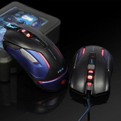 E-blue Auroza Gaming V2 Mysz przewodowa, czarna, 5000DPI, e-box