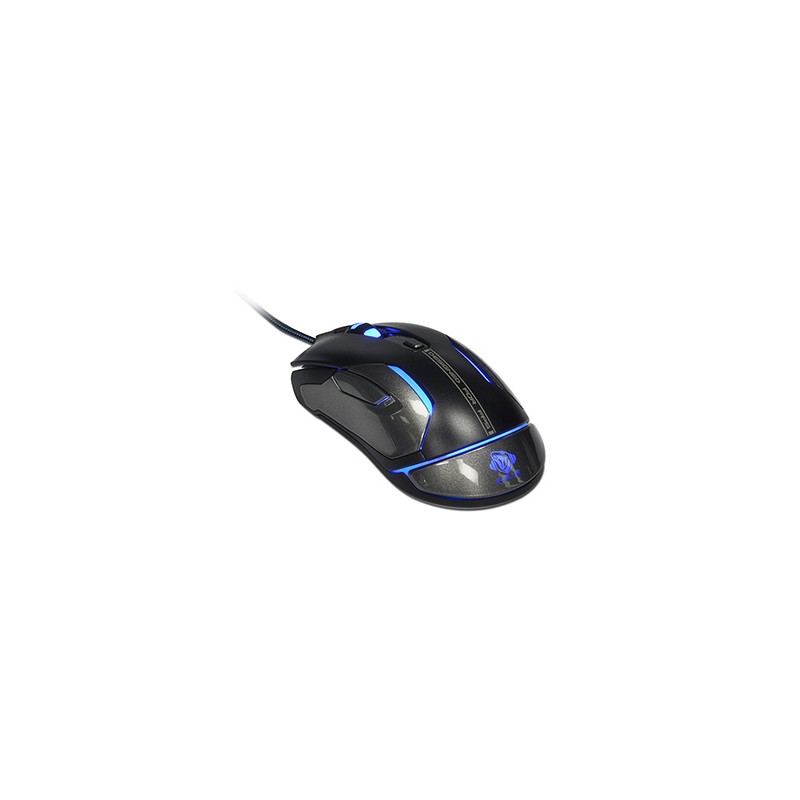 E-blue Auroza FPS Mysz przewodowa, czarna, 8200DPI